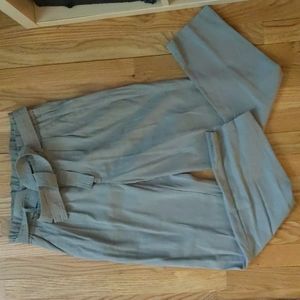 Paper Bag High Waisted Pants